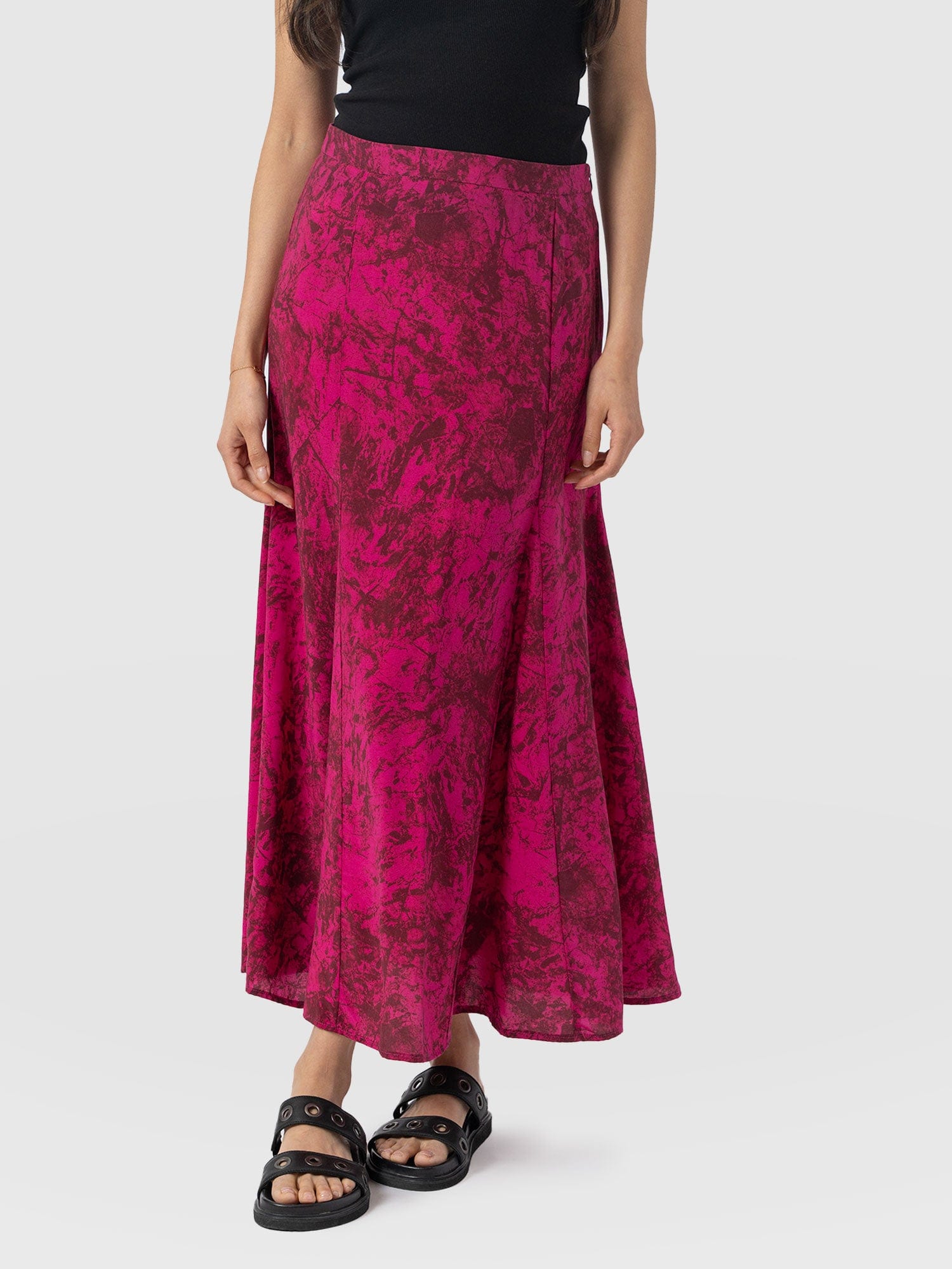 Audrey Skirt Pink Marble - Women's Skirts | Saint + Sofia® US